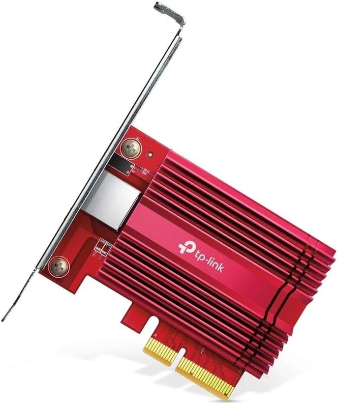 10Gbps PCIe Network Card - 10Gb Ethernet Adapter with Cable - Image 3 of 4