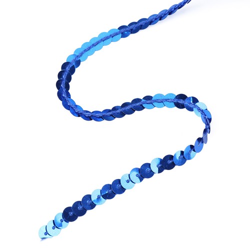 100 Yards 6mm Shiny Trim Sewing Strings Sequins Line Accessory Tools (Blue) For - Picture 4 of 9
