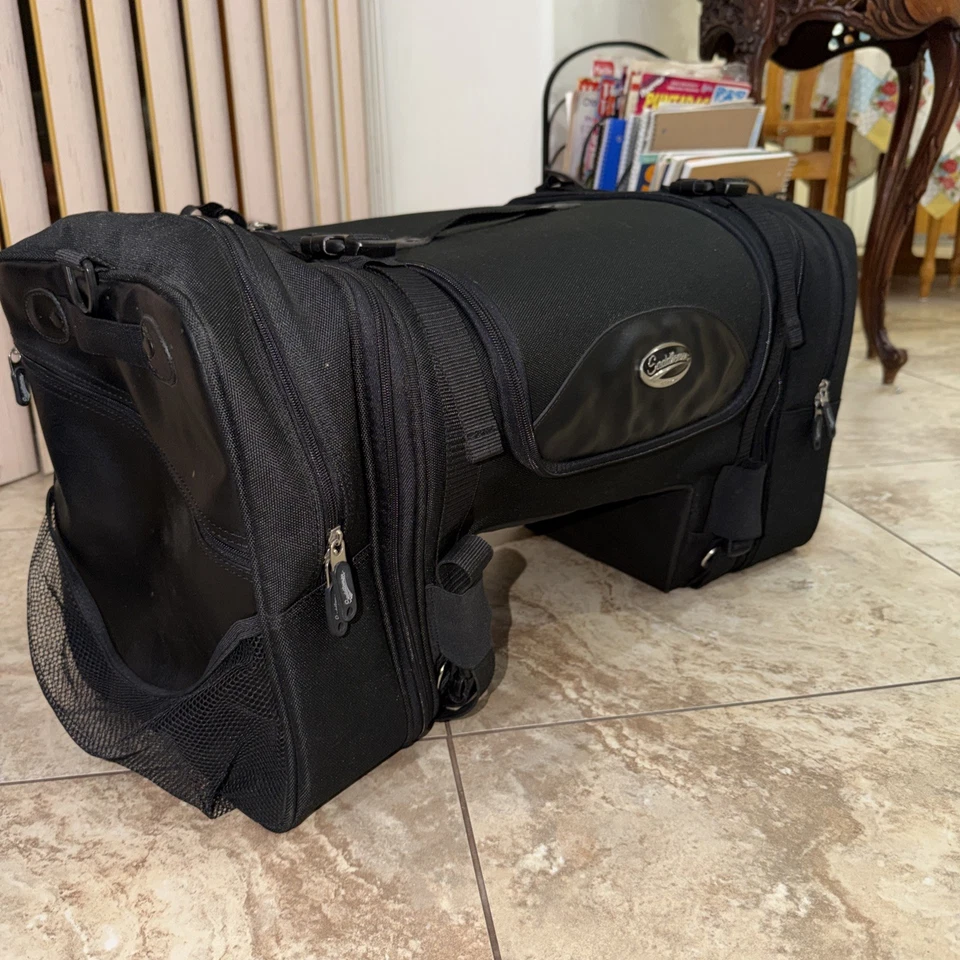 Saddlemen Deluxe Cruiser Tail Bag Black Motorcycle Luggage - TS3200DE - Image 2 of 4