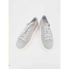 Flache Schuhe grau-weiß dicke Sohle SANTONI Gr.40