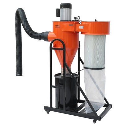Vortex Dust Collector Woodworking Dust Collection 2HP 120V 1167 CFM Mobile Base
