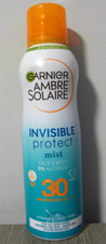 GARNIER AMBRE SOLAIRE INVISIBLE PROTECT MIST FACE & BODY SPF30 200ML 59.75 per litre