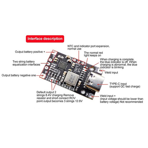 3.7V Lithium Battery Supporting Fast Charging Balance With Indicator Light - Zdjęcie 9 z 13