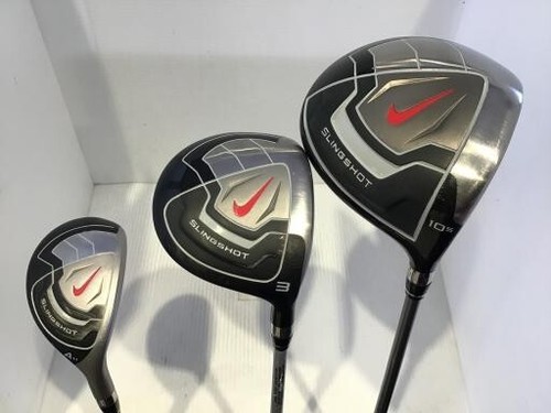 NIKE GOLF SLINGSHOT GOLF CLUBS SET 11pcs Set Flex-UNI No Caddie Bag H/C F/S