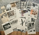 Military Ephemera Lot 130 Pages 1940s LIFE Articles Great Advertisements Planes — photo 1