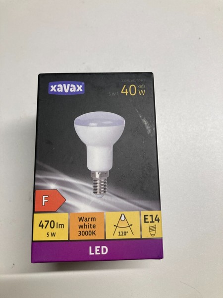 Xavax Led-Lampe, E14, 470Lm, 5W (=40W), Reflektorlampe R50, Warmweiß 112922-image
