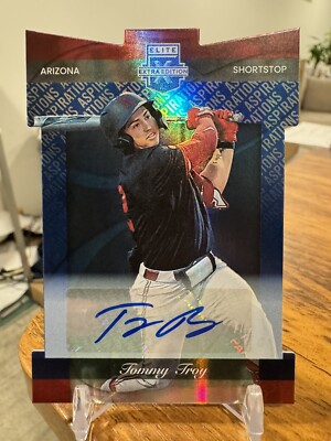 TOMMY TROY 2023 Elite Extra Edition #/88 BLUE RETRO DIE-CUT PROSPECT RC AUTO  
