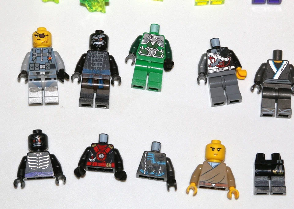 LEGO NINJAGO MINIFIGURA lote de piezas Squiffy Wrayth Cyrus Lloyd Sleven Garmadon Nya Foto 4 de 4