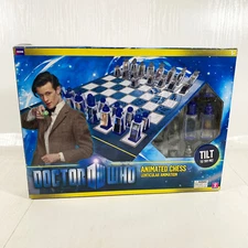 Doctor Who Lenticular Animated Chess - Complete - BBC Matt Smith 11th