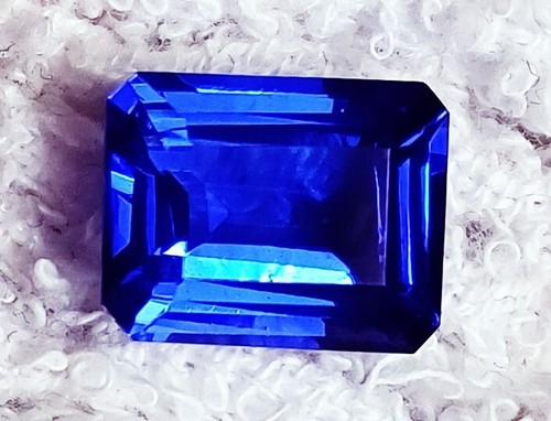 EXQUISITE Natural Blue Sapphire Loose Gemstone 9.50+ Ct Certified - Picture 4 of 6