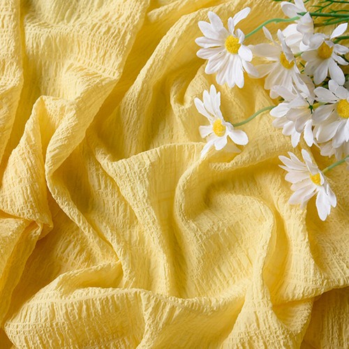 Breathable Chiffon pleated yarn Fabric for Dresses Blouses Fabric Sewing - Picture 20 of 21