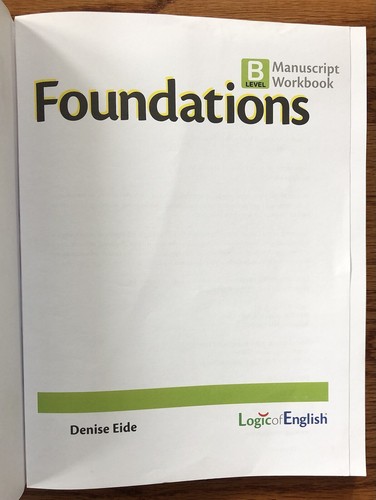 Logic Of English Foundations B Manuscript Workbook Denise Eide - MISSING PAGES - Picture 8 of 18
