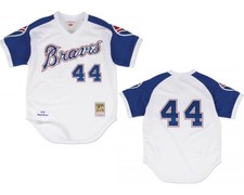 Hank Henry Aaron 1974 Atlanta Braves MITCHELL & NESS White Authentic Jersey
