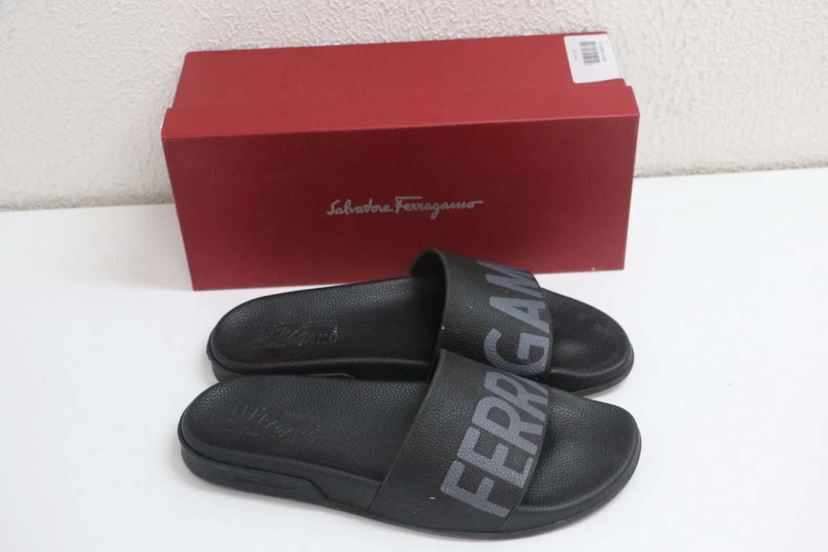Salvatore ferragamo slides clearance mens