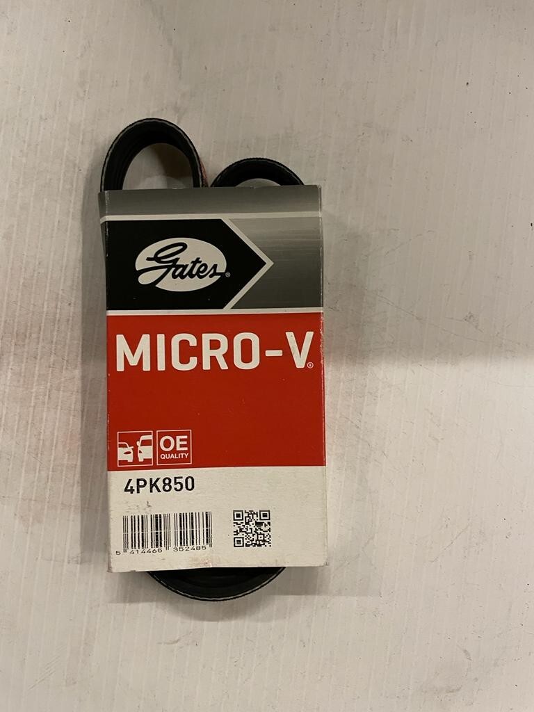 Micro V Ribbed Drive Belt - 4PK850 - fits Hyundai Accent l (X-3) Coupe, Elantra