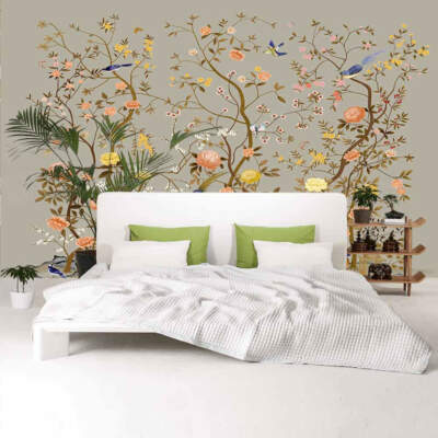 Plum Brown Roots 3D Full Wall Mural Photo Wallpaper Printing Home Kids Decor