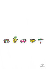 Paparazzi Summer Time Adjustable Rings for Kids NWT