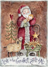 Love Is the Greatest Gift of All - LPG Religious Box of 18 Christmas Cards