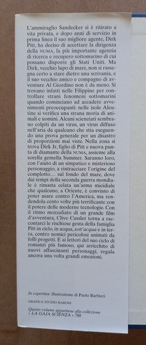 LIBRO Romanzo VENTO NERO Clive e Dirk Cussler 2006 Longanesi Avventura Dirk Pitt - Bild 3 von 8