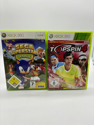 Microsoft Xbox 360 SEGA Superstars Tennis/ Topspin 4 in OVP