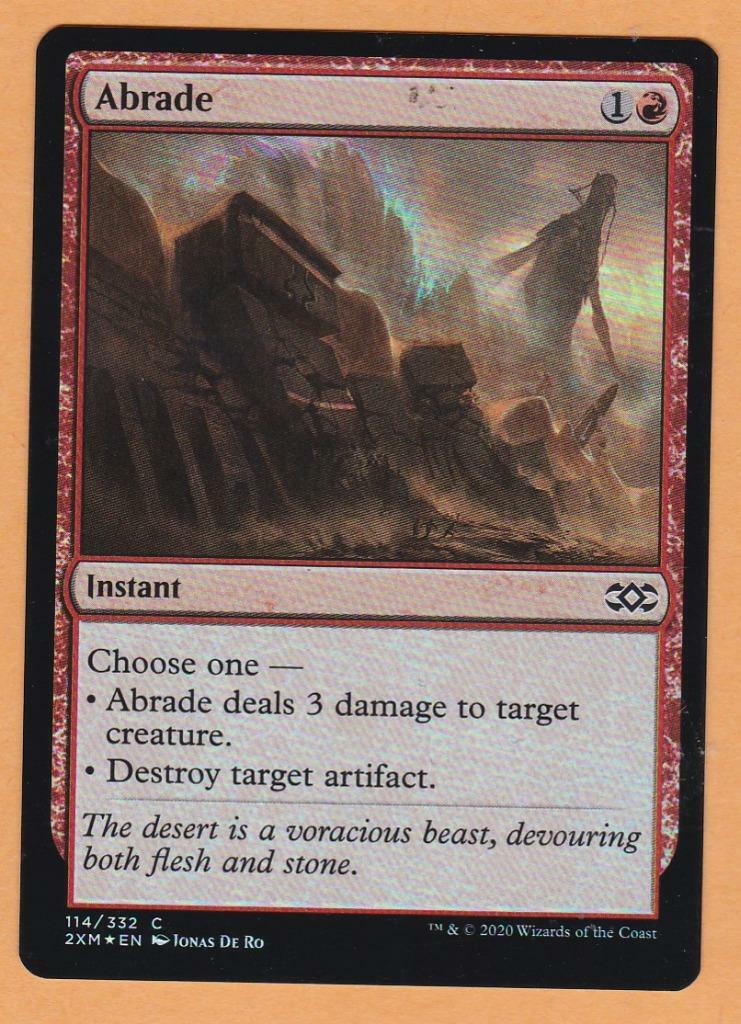 MTG Double Masters Foil Abrade eBay