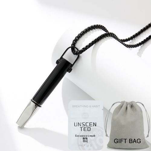 Breathlace Quit Smoking Anxiety Stress Relief Breathing Necklace With Core - Picture 11 of 29