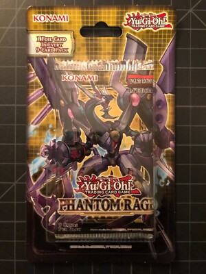 Yu-Gi-Oh! TCG Phantom Rage Booster Blister 1st Edition 1 Foil Per Pack ...