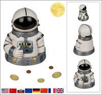 Spardose-Astronaut-Kosmonaut-Taikonaut-Weltall-Sparschwein-Spartopf