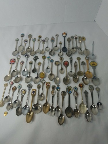 Lot of souvenir spoons LOOK! over 50 some silver plated must see - Picture 12 of 12