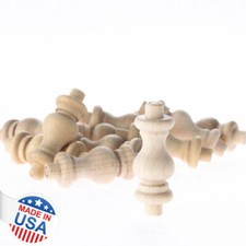 Unfinished Wood Spindles  36 Pieces