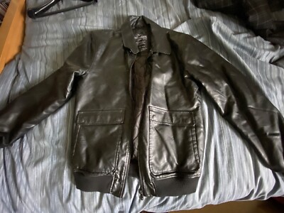 Threadbare Faux Leather Jacket Mens - M - New Without Tags