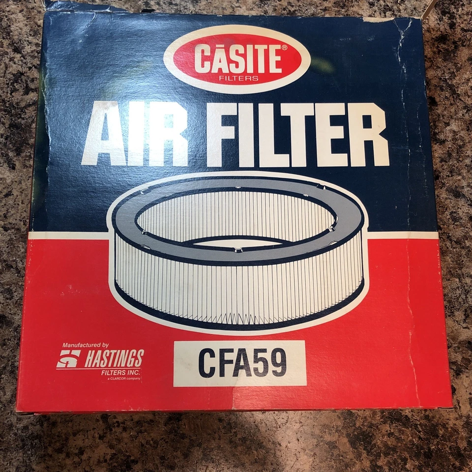 Filtro de aire para Pontiac Firebird 1964-1979, LeMans Ventura Tempest Casite CFA59 Foto 3 de 4