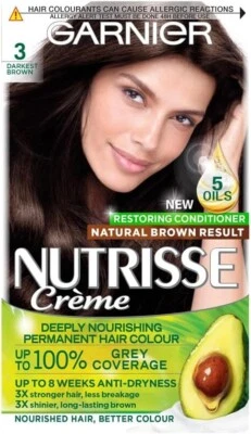 Garnier Nutrisse Permanent Hair Dye Long Lasting Intense Colour For all Hair UK