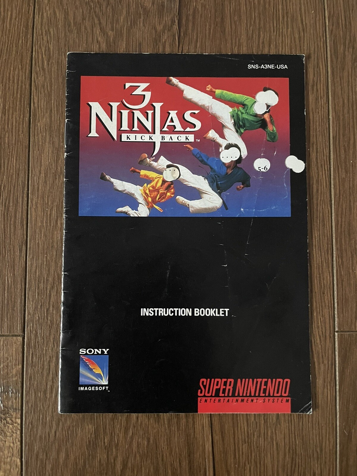 3 Ninjas: Kick Back Super Nintendo SNES Instruction Booklet Manual Only
