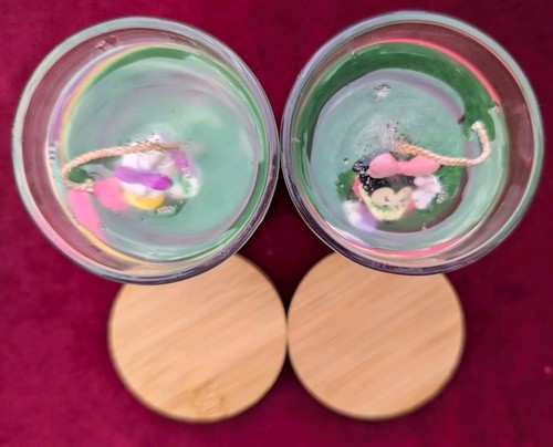 Disney Minnie & Daisy"Cashmere Marshmallow" Scent 7oz Zinc Wick Gel Wax Candles - Picture 4 of 6