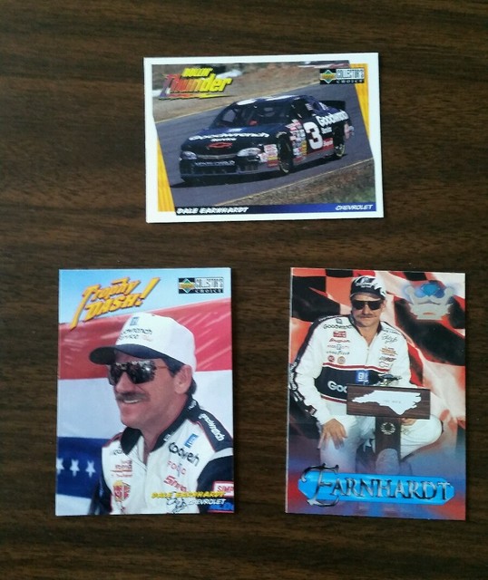 1997 U0026 1998 Dale Earnhardt Lot Of 3 Nascar Cards Collector