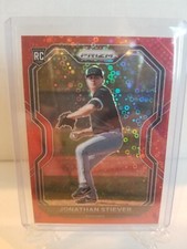Jonathan Stiever 2021 Prizm Red Donut Circle Disco Prizms RC 65/99 #68 White Sox