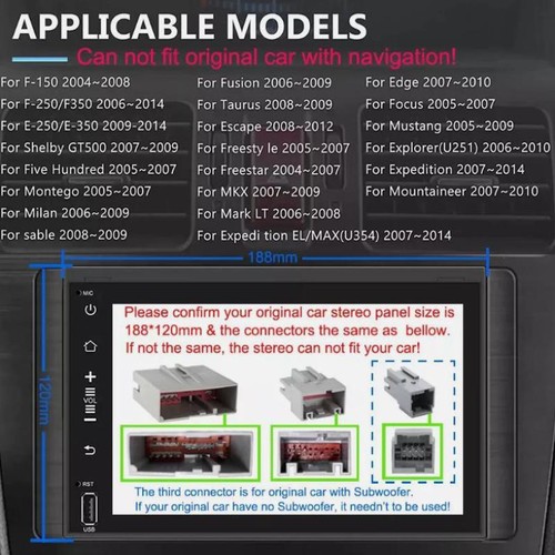 7'' For Ford 2013-2014 F-150 Raptor Android 13 CarPlay Car Stereo Radio GPS Navi - Picture 5 of 21