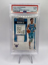 Lamelo Ball Rookie Patch PSA 9 2020 Panini Contenders Rookie Ticket Swatch #LMB