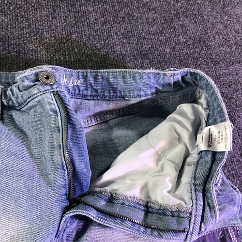 Style & Co's Boyfriend Patch Womens Blue Jeans Size -10P - Picture 6 of 13
