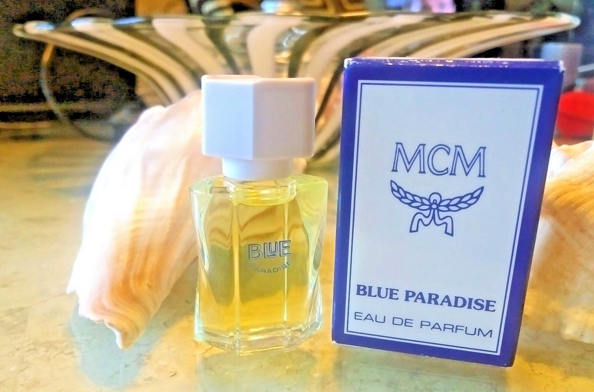 MCM blue paradise perfume PARFUM BOXED VERY RARE EDP miniature