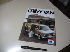 1975 GM CHEVROLET CHEVY VAN US Brochure 1974/09 G10 G20 G30 Cutaway Van Hi-Cube