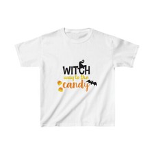 Witch Way to the Candy - Kids Heavy Cotton  Tee - Halloween