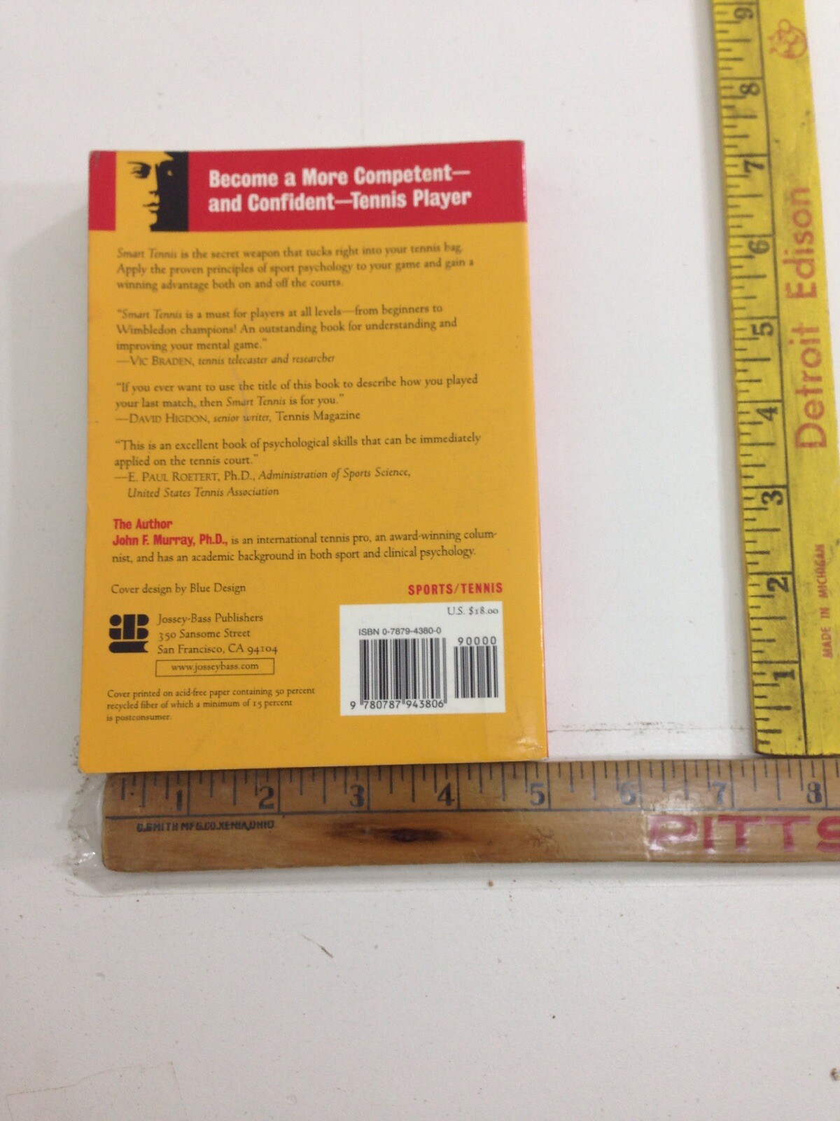 Smart Tennis How To Play And Win The Mental Game By John F Murray 1999 Paperback - 