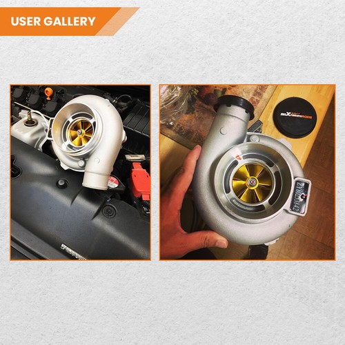 Street Billet Turbo GT30 GT3076 GT3037 Turbo Turbocharger A/R: 0.6 0.82 - Picture 7 of 13