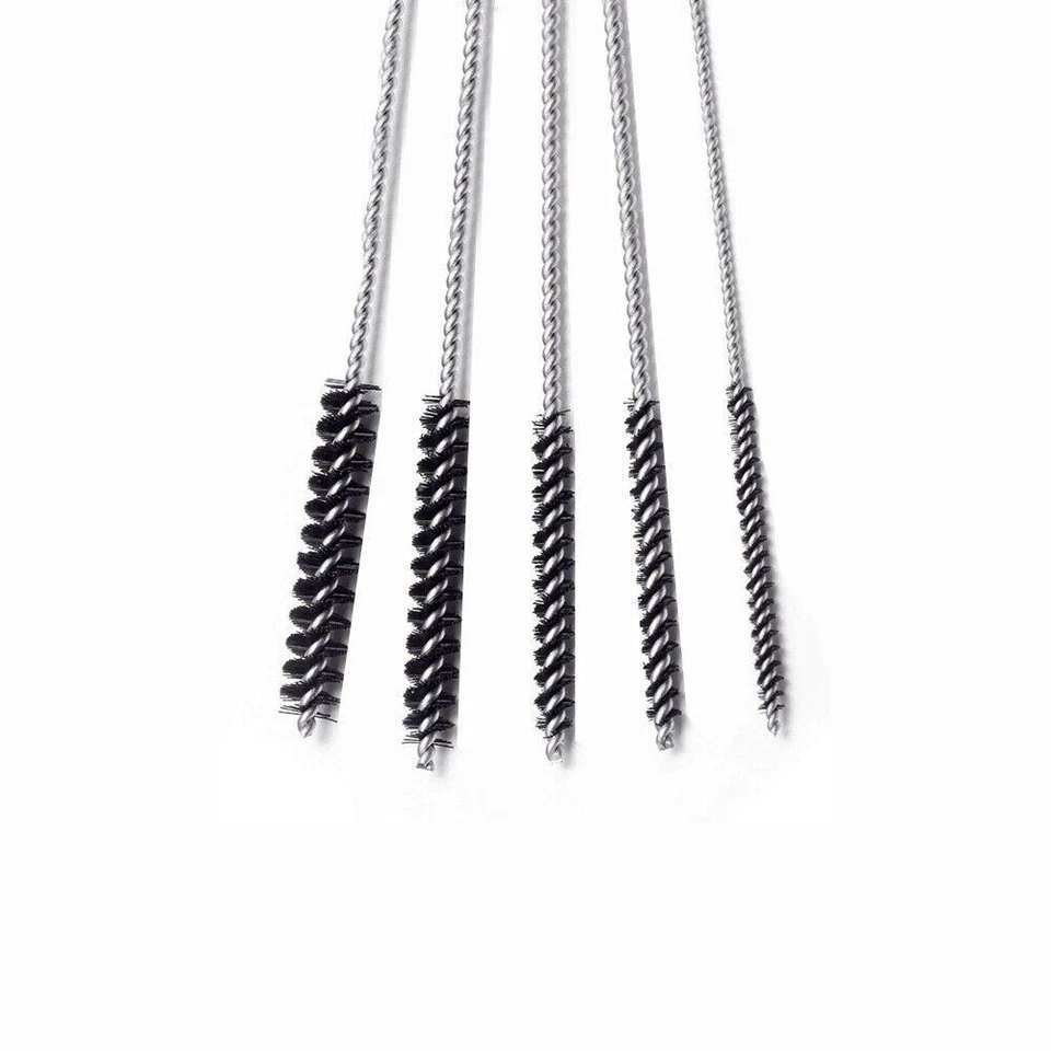 Motorcycle Carburetor Carbon Dirt Jet Remove 13 Cleaning Needle + 5 Brushes Tool - Image 3 of 4