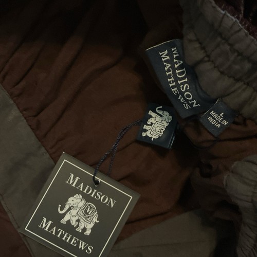 Maxi Vestido Grande Madison Mathews Terciopelo Aplastado Granate Nuevo con Etiquetas Frente Profundo - Imagen 4 de 6