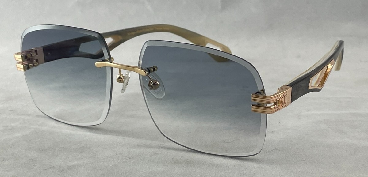 ★ MUUTO★ Transparent HornTrimmed Glass YLAB 12 C15 MUY12C VWC Vintage Wood Collection Buffalo Horn col.06 24K 61-15