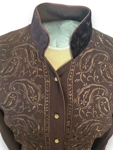 Vintage Cache Jacket Fit & Flare Embroidered NWT SZ med Made in USA - Picture 3 of 19