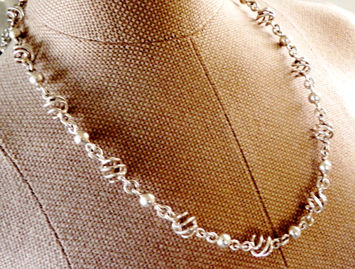 ✨SUMPTUOUS HEAVY✨ 84g sterling silver 925 full HM 26" signed NVC Mexico necklace - 第 3/16 張圖片